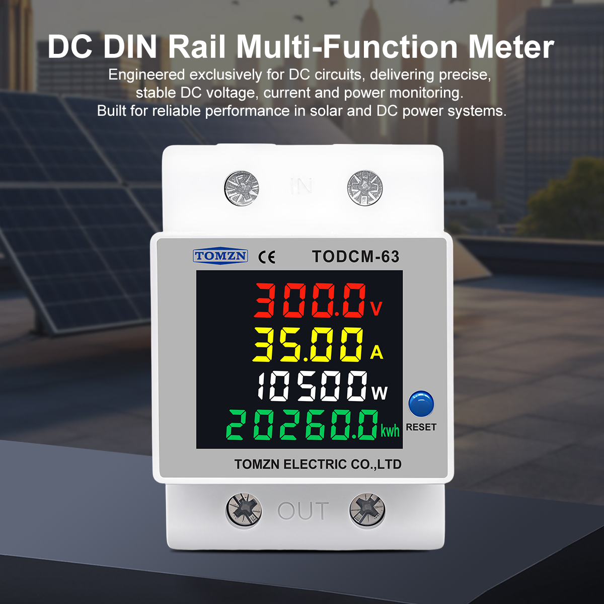 TOMZN DC Energy Meter 14-600V  – Renewable Energy Demonstration Kit recenzja i cena