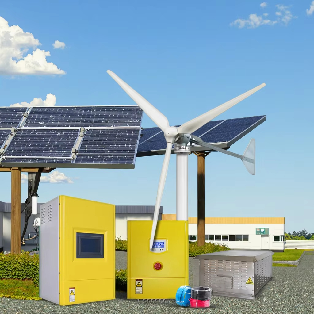 10KW Hybrid Solar Wind Turbine – Renewable Energy Wind Solar recenzja i cena