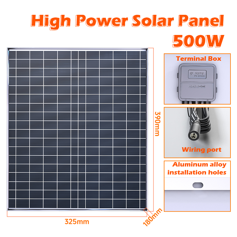 500W 1000W Solar Panel Kit Com – Renewable Energy Generation recenzja i cena