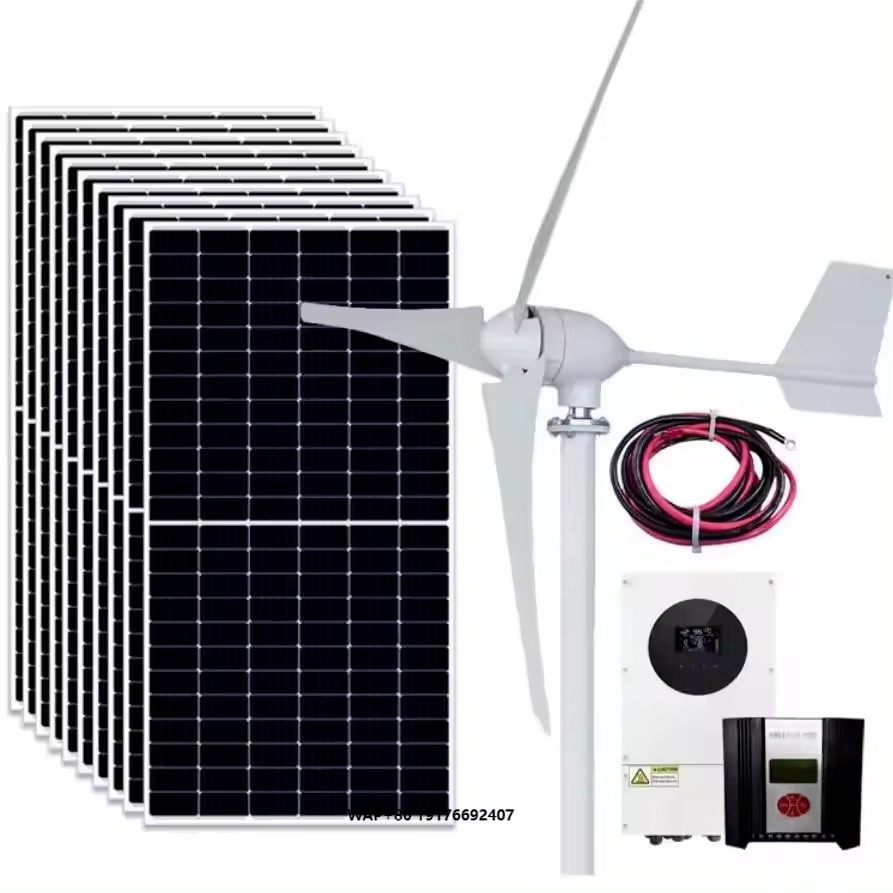 Wind Turbine Solar System 1kw  – Renewable Energy Wind Solar recenzja i cena